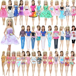 5 Unids/Lote Trajes De Baño Bikini Falda Ropa Para Muñeca Barbie