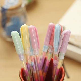 1 pza bolígrafo de Gel en polvo/bolígrafo Pastel regalo para estudiantes/papelería (5)