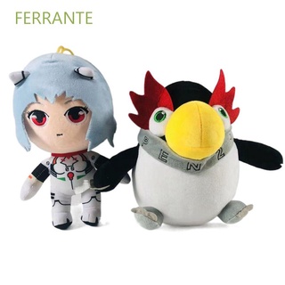 ferrante kawaii evangelion peluche suave pingüino penpen anime muñeca linda decoración de habitación niños juguete ayanami rei peluche muñeca 20cm peluche