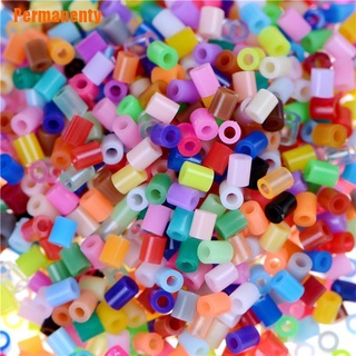 Permanentey 1000 pzas/juego Diy de 2.6mm colores mixtos Hama/Perler Beads Para manualidades divertidas grandes