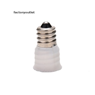 [factoryoutlet] Adaptador de lámpara E12 a E14/convertidor/Base de luz/candelabro blanco caliente