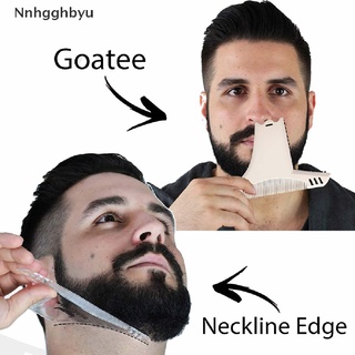 [nnhgghbyu] 1pcs hombres barba moldeando peine plantilla peine hombres barba peine herramienta venta caliente