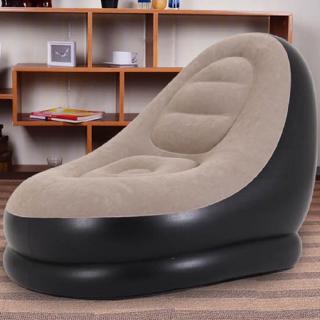 gran sofá inflable silla puf flocado pvc jardín salón muebles al aire libre sofá de camping (4)