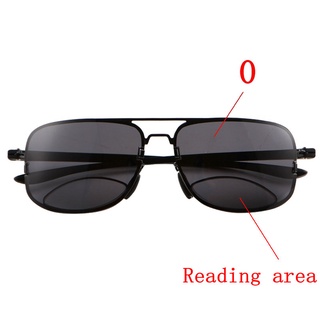 Mincl/2020 aluminio magnesio Bifocal lectura gafas de sol hombres Multifocal presbicia cuadrada gafas de sol dioptrías 1.0 a 4.0 (6)