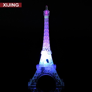 Mesa De Torre Eiffel Romántica LED Luz De Noche Escritorio Boda Dormitorio Decoración Lámpara (1)