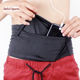 Pulgadas Running bolsa de cintura grandes bolsillos teléfono móvil titular Fitness accesorios