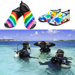 ready hombres mujeres arco iris descalzo playa calcetines de agua al aire libre natación aqua zapatillas