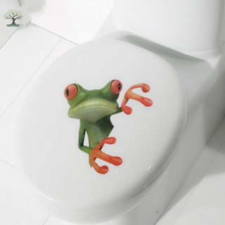 crazy green frog shore pared coche baño inodoro asiento tapa tapa pegatina pegatina decoración del hogar suministros (2)