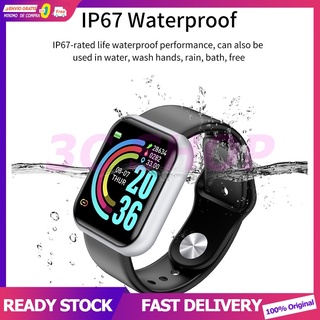 ✅ 3C SHOP D20 Smart Watches Fitness Tracker Blood Pressure Y68 Smartwatches Waterproof Heart Rate Monitor Bluetooth Smart Wristwatch