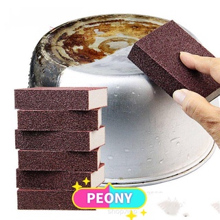 Peony Home esponja cepillo mágico óxido limpiador Carborundum descalcamiento limpieza olla cocina lavado cepillo de limpieza