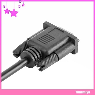 (Yimumiya) Cable divisor VGA 1 ordenador a doble 2 Monitor macho a hembra adaptador de alambre (6)