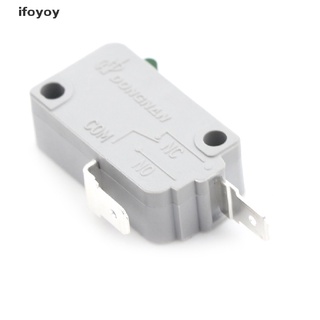 ifoyoy kw3a 16a 125v/250v microondas puerta micro interruptor normalmente cerrar co