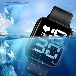 Unisex waterproof LED digital watch