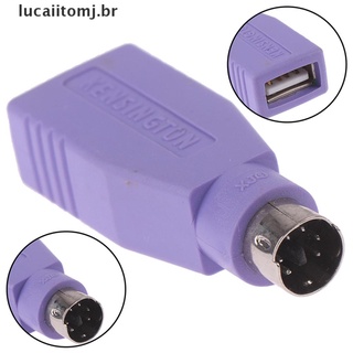 Lumjhot 1 pza Adaptador/convertidor Usb hembra a Ps2 Ps/2 Macho Para Teclado y Mouse Mice (Lucaitomj)