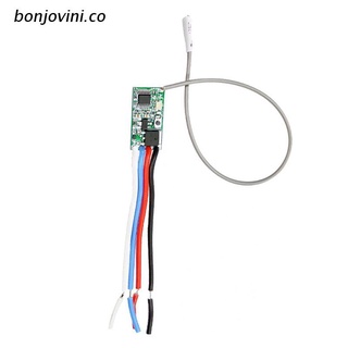 bo.co Upgraded Version 433Mhz 1CH RF Relay Receiver Universal Wireless Remote Control Switch Module LED Light Controller