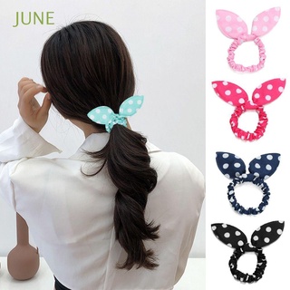 JUNE Great Gift Rubber Band Headwear Elastic Rabbit Hair Band Hair Accessories Cute Rubber Ties for Women Girls Hair Ties Ropes