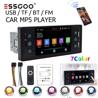 ESSGOO 5 " HD Reproductor MP5 1 Din Coche Estéreo Radio IPS Pantalla Táctil Único Kereta Wince Sistema BT/TF/USB/Mirrorlink Bluetooth 5.0 Audio FM De Con Inversión