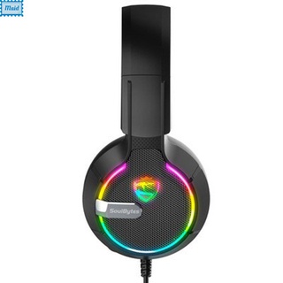 Audífonos RGB multifuncionales montados en la cabeza/auriculares para juegos con cable/auriculares para juegos