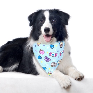 [accesorios para mascotas]hd lindo pañuelo para mascotas para perro gato triangular pet baberos bufanda algodón lavable corbatas cuello bufanda cachorro gatito accesorios (5)