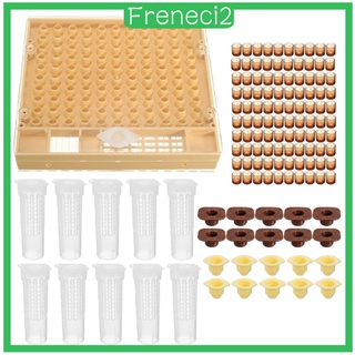 [Freneci2] sistema de cría Queen cultivando la caja de apicultura de la jaula de la copa de la célula (1)