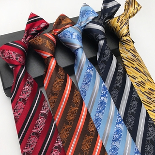 nueva rayas lunares flor de los hombres paisley lazos de seda jacquard tejido de la boda pajarita de negocios corbatas 8 cm corbatas hombre
