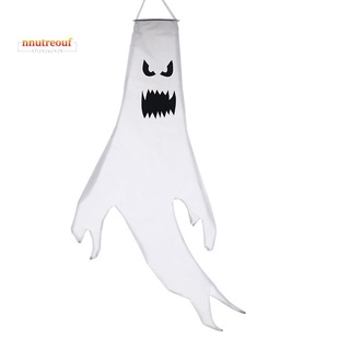 LED Light Ghost Windsock Halloween Decoration Garden Decor Scene Layout Props Home Decorations Outdoor Festival Party