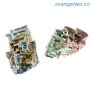 orangetwo Rainbow Bismuth Crystals 20g/50g Metal Mineral Specimen (1)