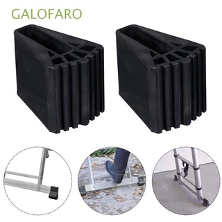 GALOFARO 4Pcs Ladder Pads Security Folding Ladder Accessories Ladder Feet Covers for Construction Site Extension Ladder Replacements Non-slip Wear Pads Resistant Leg Covers