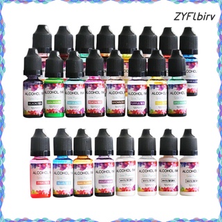 tinta de alcohol 26 botellas para resina epoxi pintura color tinte pigmento líquido