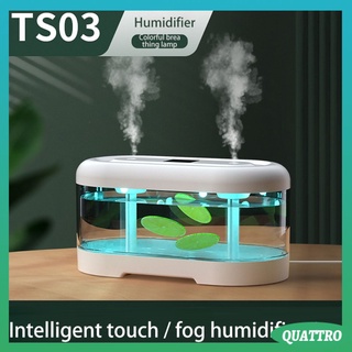nuevo humidificador usb hogar escritorio dual spray aromaterapia purificador de aire de gran capacidad instrumento de hidratación quattro
