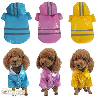sord mascotas suministros mascota mono chaqueta transpirable con capucha perro impermeable ropa al aire libre impermeable protector solar reflectante pu/multicolor