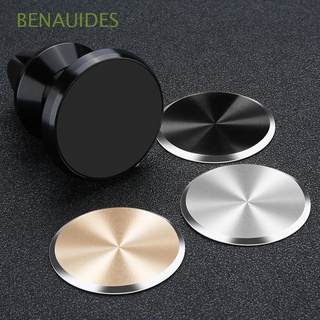 BENAUIDES Mobile Phone Stickers Metal Plate Disk Smartphones Magnet Phone Holder Metal Plate Sticker Car Phone Holder CD Lines Universal Iron Sticker GPS devices Adhesive Magnetic Car Mount/Multicolor
