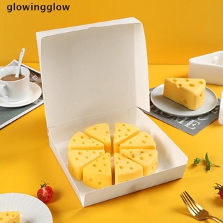 glwg molde de pastel en forma de queso para hornear postre mousse silicona 3d molde herramientas de pastelería brillan