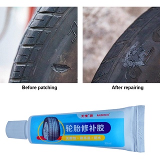 Pegamento De Reparación De Neumáticos Impermeable De 30 ml Kit Adhesivo Multiusos Para Coche/Motocicleta/Bicicleta/Camión (1)