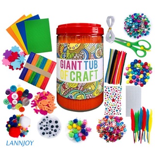 liann artes y artesanía suministros para niños - kit de suministro de arte artesanal para niños pequeños de 4 5 6 7 8 9 - todo en uno d.i.y.