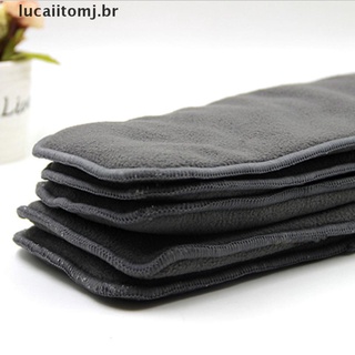 [lumjhot] Forro De pañal lavable para adultos con 5 capas De bambú y carbón