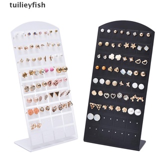 tuilieyfish 72 agujeros pendientes orejas organizador soporte soporte mostrar joyería estante de exhibición co (1)