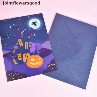 jtff 3d halloween postal para niños calabaza hallows día tarjeta de felicitación bueno