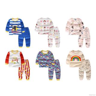 niños bebé niño niña pijamas conjunto pijamas ropa de dormir de dibujos animados animal traje ropa de dormir