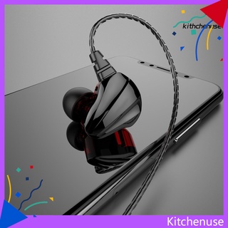 Kithchenuse S15 audífonos universales 3.5mm con cable in-ear/bajo Pesado/deportivo