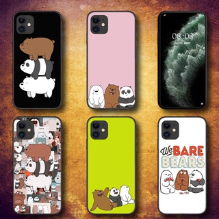 iPhone 6 6S 7 8 Plus X XS XR 11 Pro Max TPU soft Case B85 We Bare Bears Anime Casing Soft