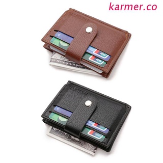 kar2 fashion cuero hombres slim mini cartera dinero caso titular de la tarjeta de crédito bolsillo de la moneda (1)