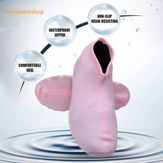 Domybestshop - funda impermeable de silicona Unisex reutilizable para zapatos