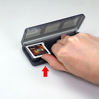 [venta caliente] estuche de almacenamiento de tarjeta de juego transparente 6 en 1 para Nintendo 3DS XL LL NDS DSi (5)
