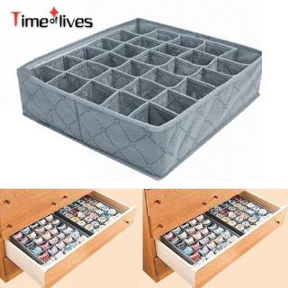 TF 30 rejillas de ropa interior calcetines cajón de almacenamiento armario carbón de bambú organizador caja (1)