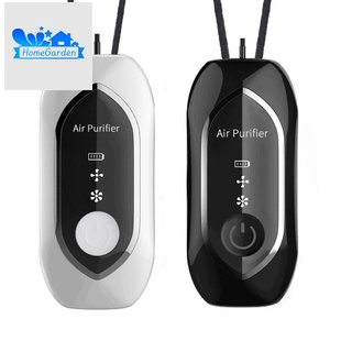 2pack purificador de aire portátil, collar personal usb recargable limpiador de aire, mini purificador iónico portátil negro