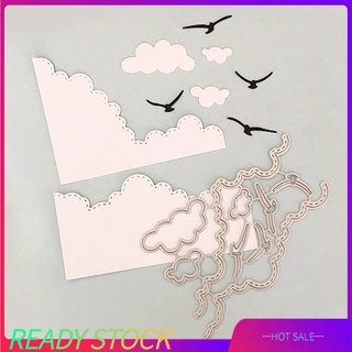nube pájaro troqueles de corte de metal diy scrapbook tarjetas de papel álbum decoración plantilla molde