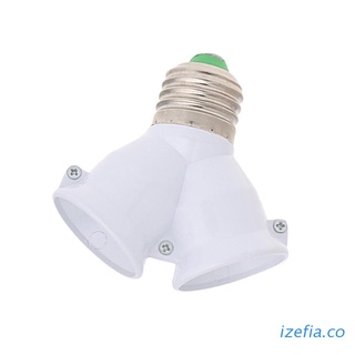 izefia e27 a doble e27 base extensor adaptador convertidor de luz led bombilla