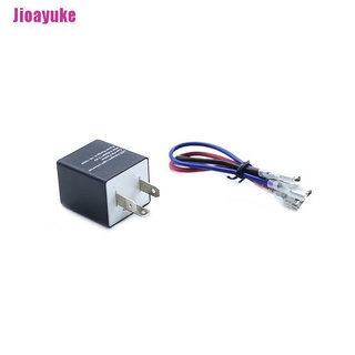 [Jioayuke] 12V 3Pin motocicleta intermitente ajustable LED intermitente relé indicador de señal de giro
