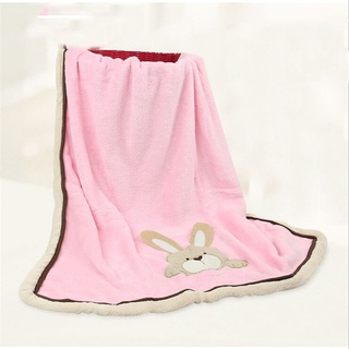 Soft Baby Blanket Infant Crib Bedding Cartoon Monkey Rabbit Bear Blanket Newborn Gift for Boy Girl (5)
